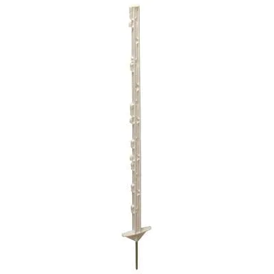 Plastový stĺpik 155 cm s dvojitým stúpadlom, biely