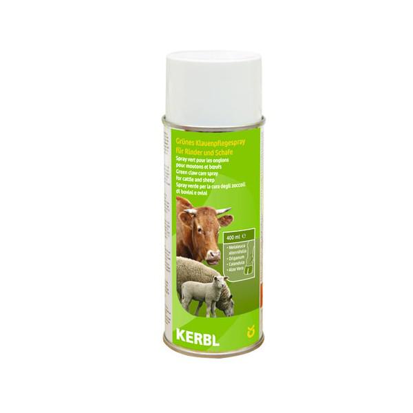 Kerbl-zelený spray na ošetrenie paznechtov oviec a HD